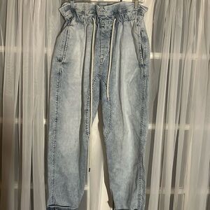 Bassike denim Paper Bag Pant Women’s X-Small Light Beaten Blue Japan